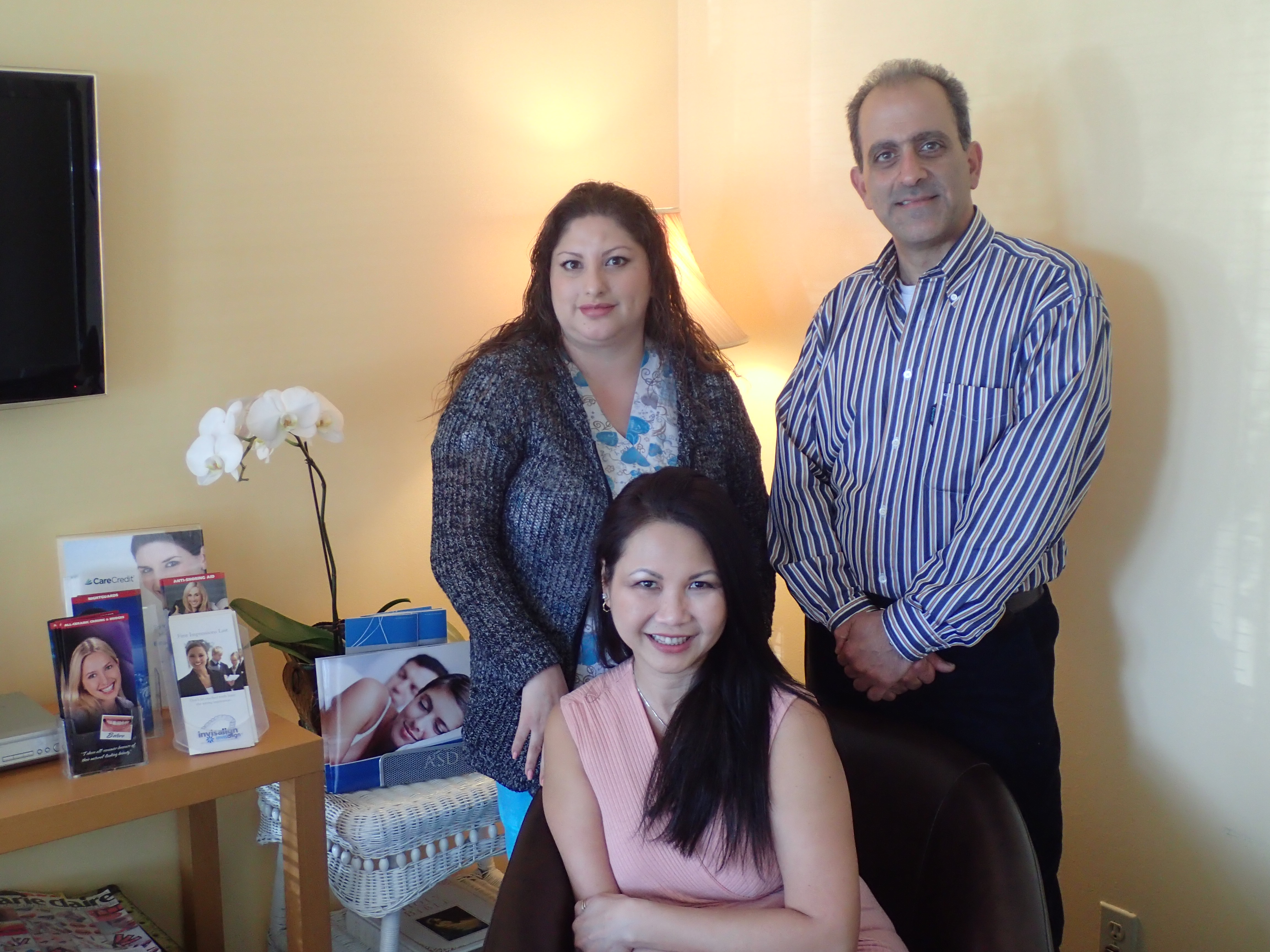 tustin blue dental staff dr.tami tran and dr. armen mardirossian